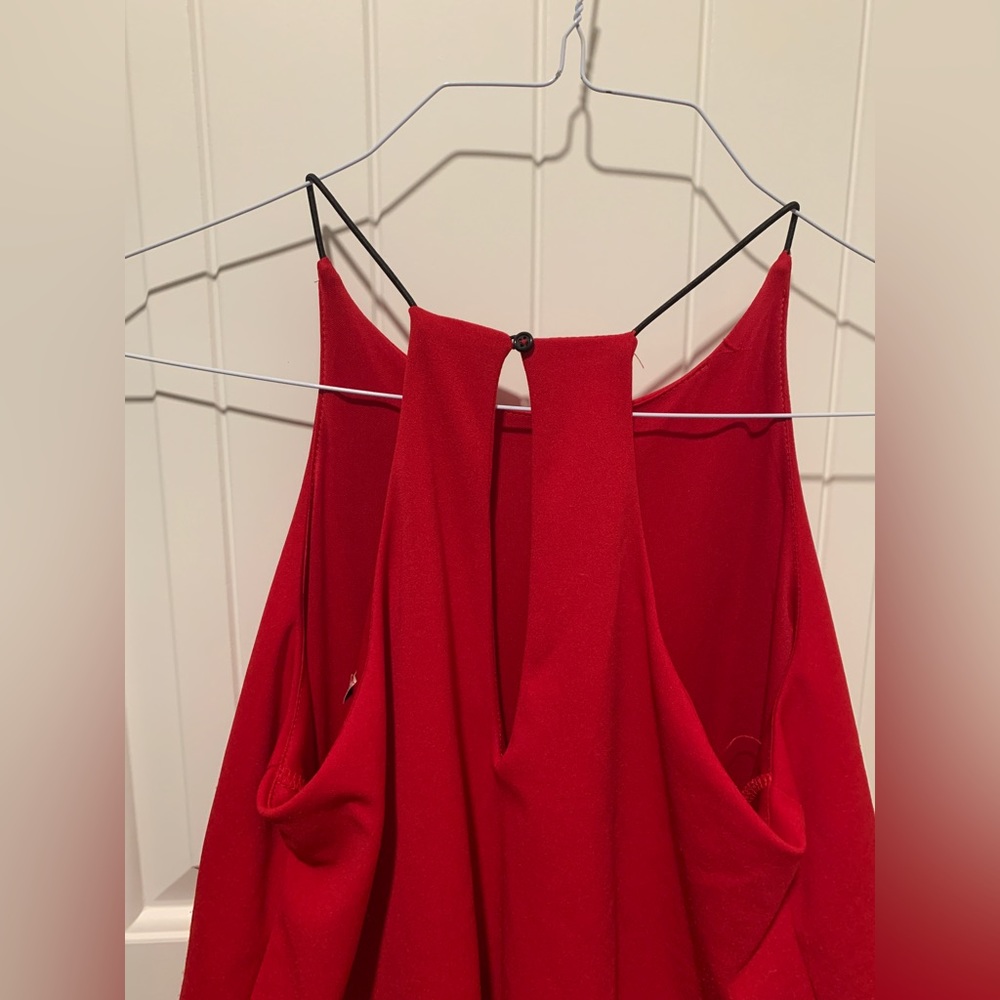 Necessary Objects Bright Red Jumpsuit - image 4